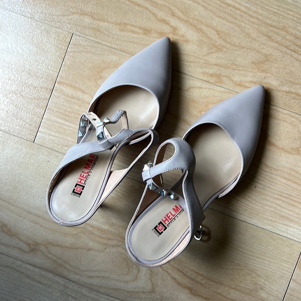 Heels sandals ( real leather)